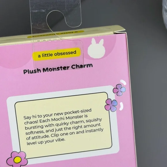 NWT Plush Monster Charm with Quirky Design - Picture 4 of 7